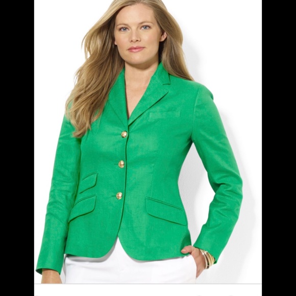ralph lauren green blazer